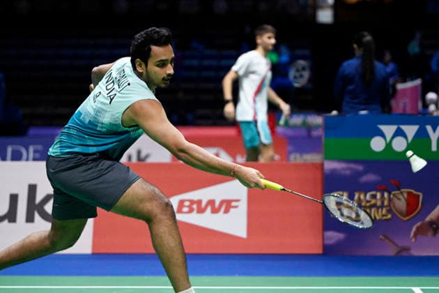 Tharun Mannepalli of India during the badminton Clash of Clans Arctic Open 2026 tournament in Vantaa, Finland, on October 7, 2026. - ANTTI AIMO-KOIVISTO Vantaa Finland 8ihzSyk39iQ  Copyright: xAnttixAimo-Koivistox 8ihzSyk39iQ