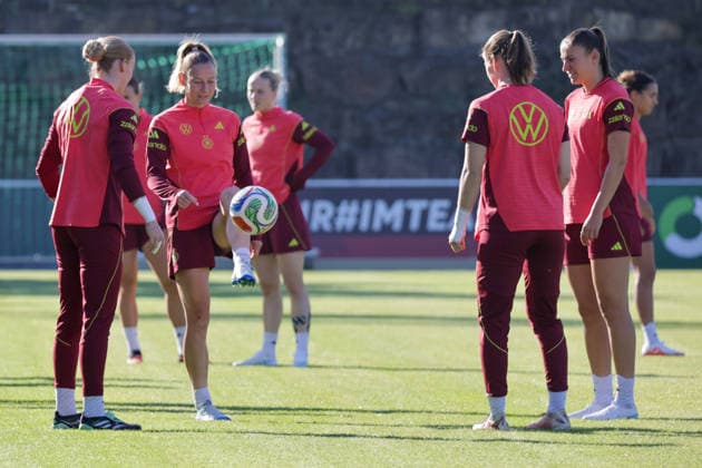 October 7, 2026, xgrfx, DFB Soccer Media Events, German Women s National Team Training: Laura Dick, Sarai Linder, German Women s National Team, Eppelheim
