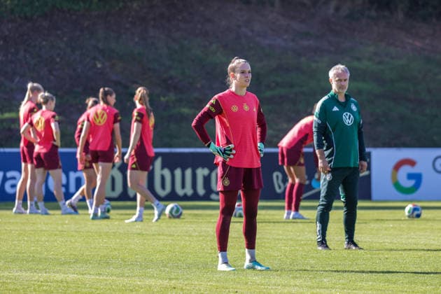 October 7, 2026, xgrfx, DFB Soccer Media Events, German Women s National Team Training, photo by Ena Mahmutovic, Christian Wück, German Women s National Team, Eppelheim