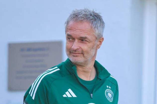 Eppelheim, Germany, October 7, 2026 German Women s National Soccer Team Training Friendly Match: Germany vs. Australia Pictured: National Team Coach Christian Wück (Wueck), Germany Copyright: HMBxMedia MadeleinexFantini