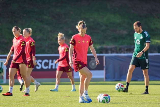 Eppelheim, Germany, October 7, 2026 German Women s National Soccer Team Training Friendly Match: Germany vs. Australia Pictured: Sarai Linder, Germany Copyright: HMBxMedia MadeleinexFantini