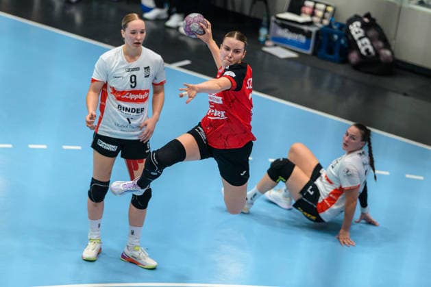 Anna Szabo, Thueringer HC, 26; Nieke Kuehne, HSG Blomberg Lippe, 09; Diana Doegg Magnusdottir, HSG Blomberg Lippe, 07 GER, Thueringer HC vs. HSG Blomberg Lippe, Handball, Alsco Women’s Handball Bundesliga, 2026–2027 Season, Matchday 5, Sunday, 7:30 p.m., October 7, 2026, GER, Thueringer HC vs. HSG Blomberg Lippe, Handball, Alsco Women’s Handball Bundesliga, 2026–2027 season, Matchday 5, Sunday, 7:30 p.m., October 7, 2026, Bad Langensalza Copyright: xMartinxHerbstx