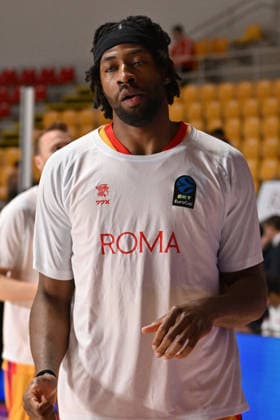 IPA89407420 - Giovanni Emeriuru of BC Roma before the BKT EuroCup Round 2 game between BC Roma and Lietkebalis at the Palazzetto dello on the 7th of 2026 in Rome, Italy.  Copyright: xRobertoxBettacchi IPAxSportx xx IPA89407420