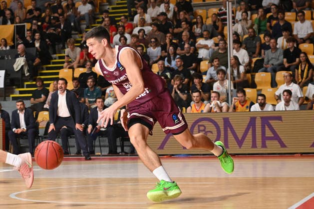 BASKETBALL - EuroCup - Roma Basketball vs. Lietkabelis Panevezys Photo by IPA ABACAPRESS.COM89407790 - Nojus Radzius of Lietkabelis Panevezys during the BKT EuroCup Round 2 game between BC Roma and Lietkabelis at the Palazzetto dello on July 7, 2026, in Rome, Italy. Rome Italy  Copyright: xIPAxSport ABACAx