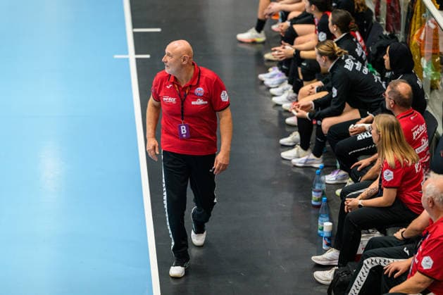 Herbert Mueller, Thueringer HC, Coach (GER), Thueringer HC vs. HSG Blomberg Lippe, Handball, Alsco Women s Handball Bundesliga, 2026–2027 Season, Matchday 5, Sunday, 7:30 p.m., October 7, 2026, GER, Thueringer HC vs. HSG Blomberg Lippe, Handball, Alsco Women’s Handball Bundesliga, 2026–2027 season, Matchday 5, Sunday, 7:30 p.m., October 7, 2026, Bad Langensalza Copyright: xMartinxHerbstx