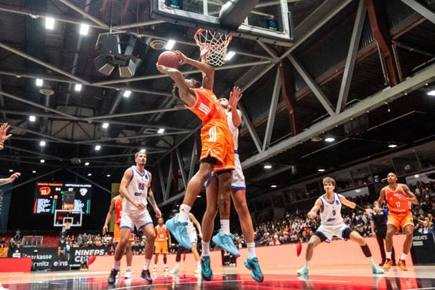 October 7, 2026, GER, BKT Eurocup, Basketball, Chemnitz, Niners Chemnitz vs. Neptunas Klaipeda vs. Urald King vs. Niners Chemnitz, 20 Chemnitz Messe, Chemnitz, Saxony, Germany