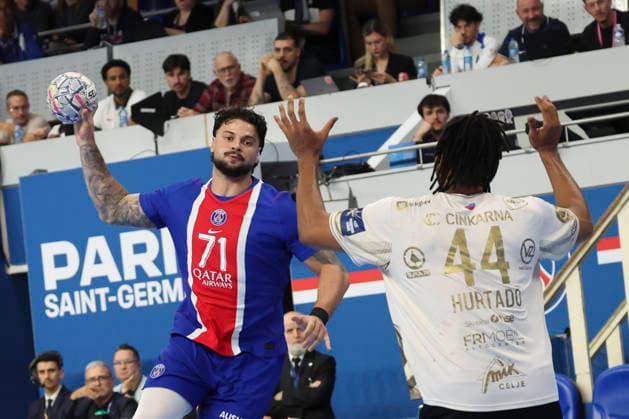 HANDBALL : Paris Saint Germain Vs Celje - Ligue des Champions - 07 10 2026 Elohim Prandi (Paris Saint-Germain) ParisFrance  Copyright: xMichaelxBaucherx