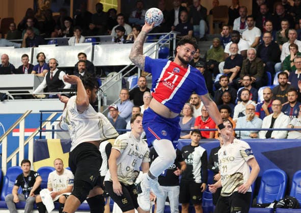 HANDBALL : Paris Saint Germain Vs Celje - Ligue des Champions - 07 10 2026 Elohim Prandi (Paris Saint-Germain) ParisFrance  Copyright: xMichaelxBaucherx