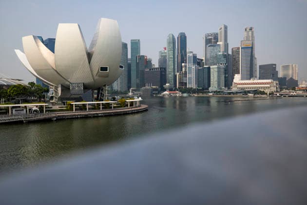 F1 - SINGAPORE GRAND PRIX 2026 ArtScience Museum, Singapore Skyline, ambiance during the 2026 Formula 1 Singapore Grand Prix, 17th round of the 2026 Formula One World Championship, WM, Weltmeisterschaft from October 9 to 11, 2026 on the Marina Bay Street Circuit, in Singapore, Singapore - SingaporeSingapore  Copyright: xJulienxDelfossex