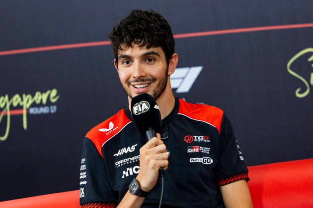 F1 - SINGAPORE GRAND PRIX 2026 OCON Esteban (fra), TGR Haas F1 Team VF-26, portrait, pre-event press conference, PK, Pressekonferenz during the 2026 Formula 1 Singapore Grand Prix, 17th round of the 2026 Formula One World Championship, WM, Weltmeisterschaft from October 9 to 11, 2026 on the Marina Bay Street Circuit, in Singapore, Singapore - SingaporeSingapore Copyright: xJulienxDelfossex