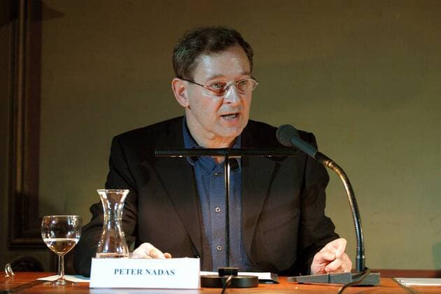 Schriftsteller Peter Nadas (HUN) anlässlich des Symposiums -Europa schreibt- im Hamburger Literaturhaus.