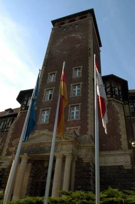 Brandenburger Landtag auf dem Brauhausberg in Potsdam