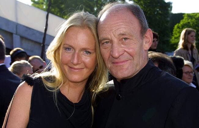 Schauspieler Michael Mendl (GER) mit Ehefrau Carolin Fink (AUT) anlässlich der 52. Verleihung des Deutschen Filmpreises in Berlin
