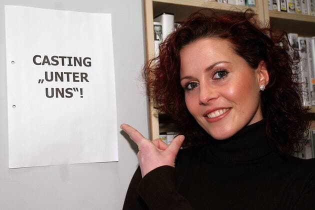 Babett Konau (GER Miss Germany 2003) anlässlich eines Castings zur RTL-Serie UNTER UNS in Köln