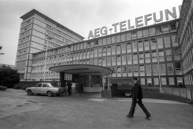 Unternehmenssitz der AEG AG in Frankfurt am Main