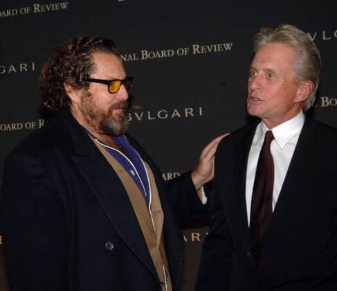 Regisseur Julian Schnabel (li.) und Schauspieler Michael Douglas anlässlich der - National Board of Review of Motion Pictures Awards - in New York City -  NYP2008011524