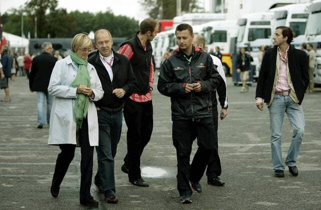 Fürstin Gloria von Thurn und Taxis beim Formel-1-Rennen in Monza