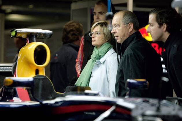 Fürstin Gloria von Thurn und Taxis beim Formel-1-Rennen in Monza