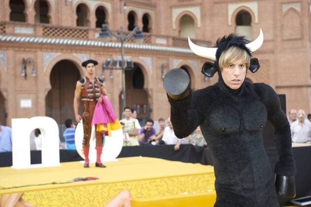 Schauspieler Sacha Baron Cohen anlässlich der Filmpremiere von - Brüno - in Madrid -  (PEDI0244083)