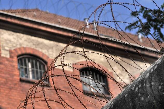 Berlin 02.09.2009 : Lehrter Straße Knast Gefängnis JVA - Das ehemalige Frauengefängnis ist Außenstelle der Justizvollzugsanstalt (JVA) Plötzensee