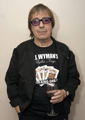 Bill Wyman (ehemaliger Bassist der Band The Rolling Stones ) während eines exklusiven Fotoshootings in der Glasgow Royal Concert Hall