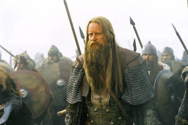 KPA65137.jpg KING ARTHUR USA, IR 2003 Antoine Fuqua Cedric (STELLAN SKARSGARD) rights=ED UnitedArchives65137