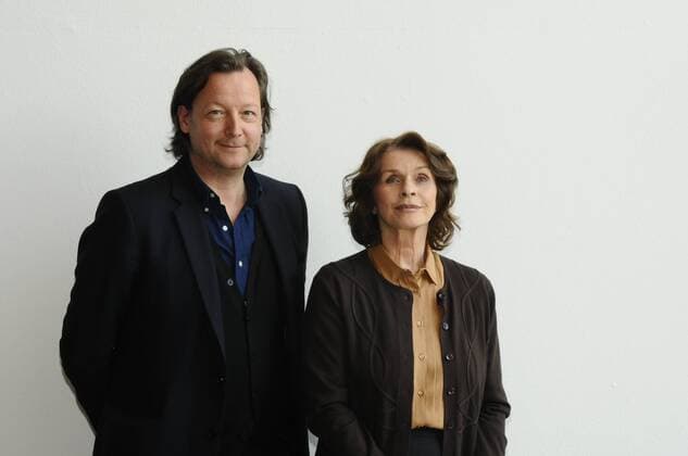 Die Schauspieler Matthias Brandt und Senta Berger - Fototermin zu dem WDR-Fernsehfilm - In den besten Jahren (AT) - in Köln