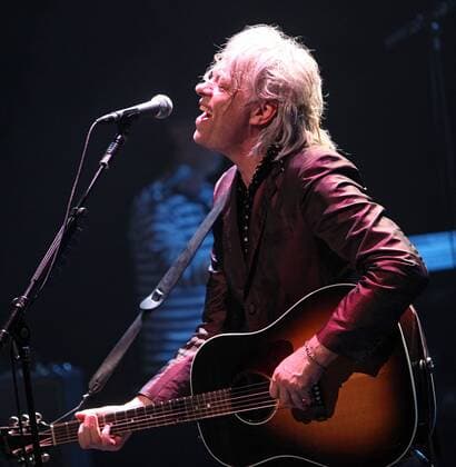 Bob Geldof performs in concert at Cafe de la Danse in Paris on May 6, 2011.  PAR20110506715