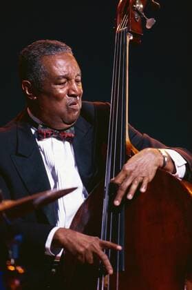 Ray Brown, Undated : Ray Brown performing in Tokyo, Japan.  (abdb001143)