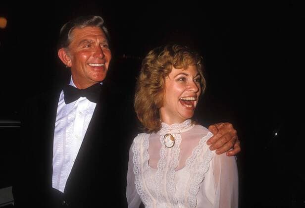 Hollywood, California, U.S. - ANDY GRIFFITH WITH CINDI KNIGHT 1981. 11838. Hollywood U.S.  - ZUMAr82