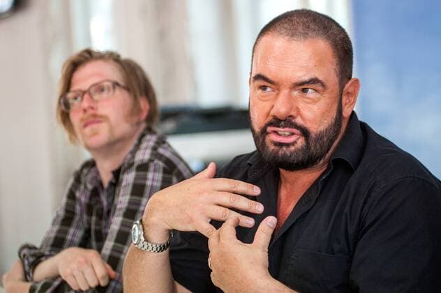 29.06.2012 Poznan. Marian Gold und Jakob Kiersch (Alphaville) 