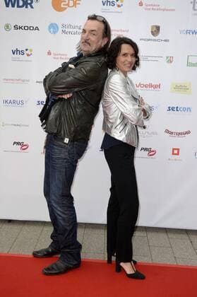 Andreas Hoppe und Ulrike Folkerts bei der Verleihung des 50. Grimme Preises 2014 im Theater der Stadt Marl. Marl, 04.04.2014 Foto:xO.xHausenx xFuturexImage