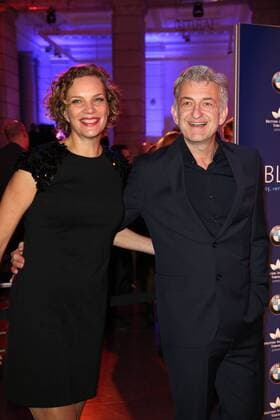 Dominic Raacke und Alexandra Rohleder bei der Blue Hour im Rahmen der 65. Berlinale am 6.02.2015 in Berlin Blue Hour Empfang im Rahmen der Berlinale 2015
