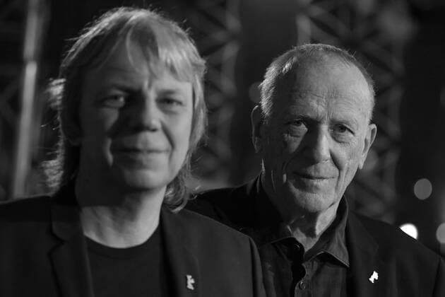 Regisseur Andreas Dresen und Drehbuchautor Wolfgang Kohlhaase beim RadioEins Berlinale-Nighttalk am Rande der 65. Internationalen Filmfestspiele Berlin 65. Internationale Filmfestspiele in Berlin IFB2015