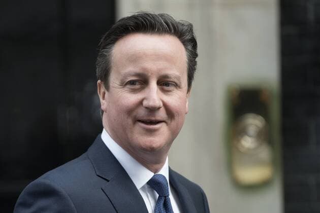 March 18, 2015 - Westminster, London, UK - Westminster, UK British Prime Minister David Cameron leaves Downing Street on the day of the spring budget 2015. Westminster UK  - ZUMAl94_