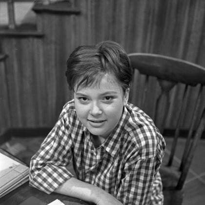 Die deutsche Schauspielerin Corulda Trantow in dem Fernsehspiel Claudia , Deutschland 1960er Jahre. German actress Cordula Trantow, Germany 1960s. Copyright: Roba SiegfriedxPilz UnitedArchives08874