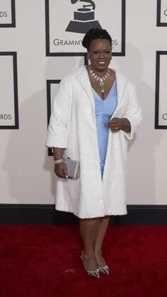 Feb. 8, 2015 - Los Angeles, California, U.S - Diane Reeves on the red carpet of the 57th Grammy Awards at the Staples Center in Los Angeles, California, Sunday February 8, 2015.  - ZUMAp12