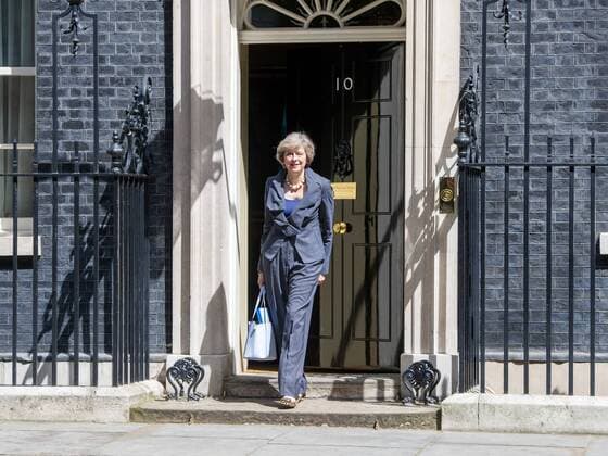 Bilder des Tages . 12 07 2016. London, United Kingdom. Theresa May Departs from Downing Street. Theresa May, Home Secretary and future Prime Minister leaving No.10 Downing Street after today s Cabinet Meeting.  xPetexMaclainex xi-Imagesx IIM-13152-0001