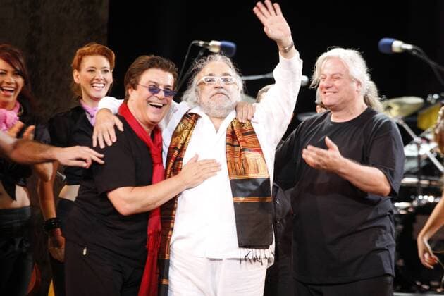 June 25, 2010 - Athens, Greece - Singer DEMIS ROUSSOS live at the Roman theater of Herodes Atticus in Athens - ZUMAv62_