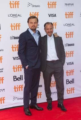 Toronto International Film Festival - Before the Flood Filmpremiere (160909) -- TORONTO, Sept. 9, 2016 -- Actor Leonardo DiCaprio(L) and director Fisher Stevens pose for photos before the world premiere of the documentary film Before the Flood during the 41st Toronto International Film Festival in Toronto, Canada, Sept. 9, 2016. ) CANADA-TORONTO-TIFF-LEONARDO DICAPRIO ZouxZheng