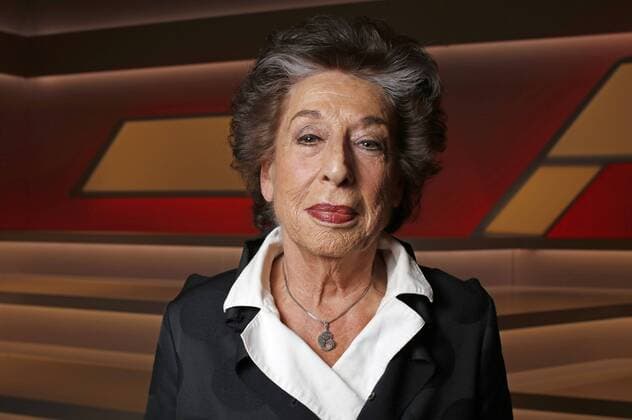 Lea Rosh in der 500. Sendung der ARD-Talkshow Maischberger im WDR Studio BS 3. Köln, 05.10.2016 Foto:xC.xHardtx xFuturexImage