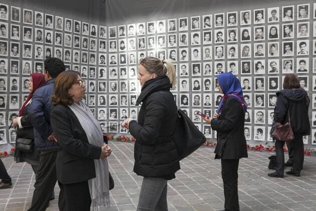 October 10, 2016 - Paris, France - Paris, France,Ã‚ 10 10 2016 - On the occasion of World Day Against the Death Penalty, Jean-Francois Legaret, the Mayor of Paris 1st arrondissement hosted an exhibition on the massacre of political prisoners in Iran on Monday 10 October. The exhibition focused on bringing greater attention to the 1988 massacre of over 30,000 political prisoners in Iran. Paris France  - ZUMAn230