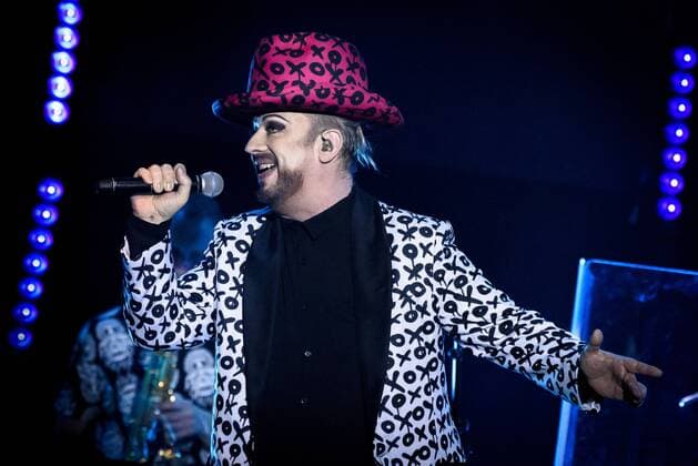 November 2, 2016 - Toronto, Ontario, Canada - English band Culture Club performed a sold out show at Rebel in Toronto. In picture: BOY GEORGE, ROY HAY, MIKEY CRAIG and JON MOSS Toronto Canada - ZUMAm154 20161102_zap_m154_020