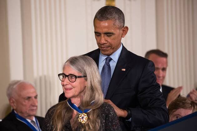 November 22, 2016 - Washington, DC, United States - President Barack Obama awarded the Presidential Medal of Freedom to Margaret H. Hamilton, a pioneering computer scientist and former head of the Software Engineering Division of MIT s Instrumentation Laboratory who led the development of on-board flight software for NASA s Apollo moon missions. Washington United States  - ZUMAn230 20161122_zaa_n230_617