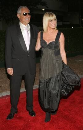 Sep 15, 2006; Costa Mesa, CA, USA; Actress SUZANNE SOMERS and husband ALAN HAMEL on the red carpet for the Cartier sponsored gala event at the new Renee and Henry Segerstrom Concert Hall. Mandatory - ZUMAm69_ 20060915_seg_m69_951
