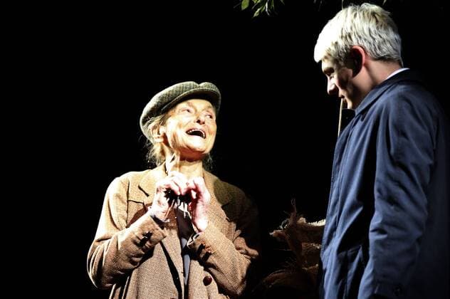 Erni Mangold und Meo Wulf bei der Fotoprobe des Theaterstücks Harold und Maude von Colin Higgins im Theater in der Josefstadt zum 90. Geburtstag von Erni Mangold. Wien, 23.01.2017 Foto:xF.xJ.xMorgenbesserx xFuturexImage