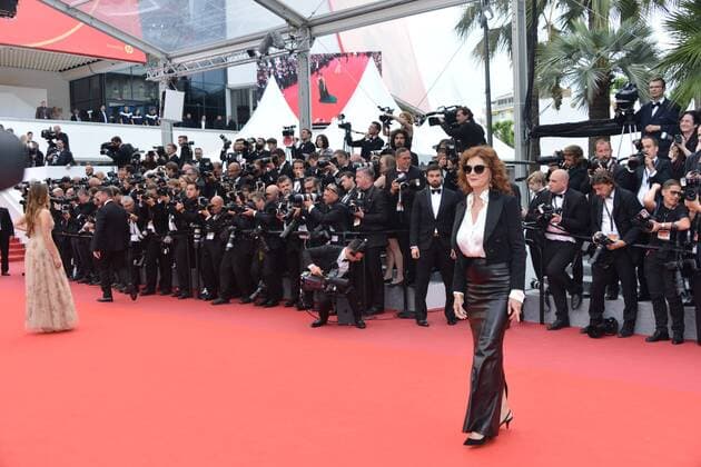 70th Cannes Film Festival 2017, Red carpet film Nelyubov . Pictured: Susan Sarandon  Copyright: xSimonexComix xCannesx xIPAx xCannesx