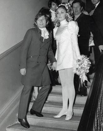 Sharon Tate and Roman Polanski on their wedding day, January 20, 1968.  Copyright: xRoyxCummingsx 1027_006