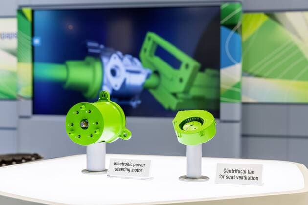 Germany Frankfurt at Main 12 09 2017 IAA 2017 Frankfurt Stand the Subcontractor EBM Pope â
