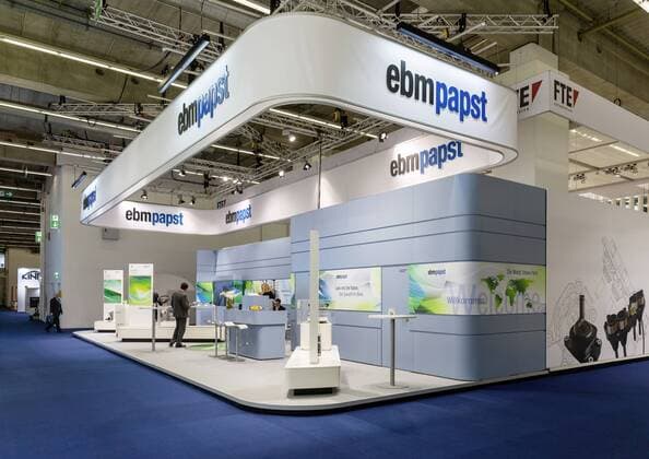 Germany Frankfurt at Main 12 09 2017 IAA 2017 Frankfurt Stand the Subcontractor EBM Pope â